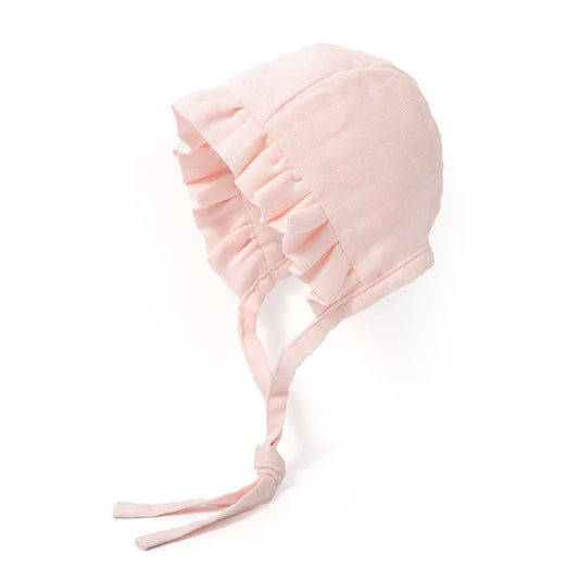 Müslin Bebek Başlığı - Innocent Pink