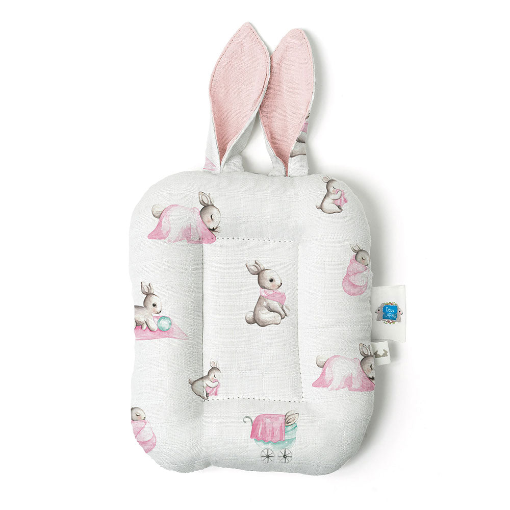 Müslin Bebek Emzirme Yastığı - Bébé Lapin Rose