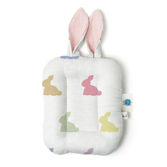Müslin Bebek Emzirme Yastığı - Rainbow Lapin Pink