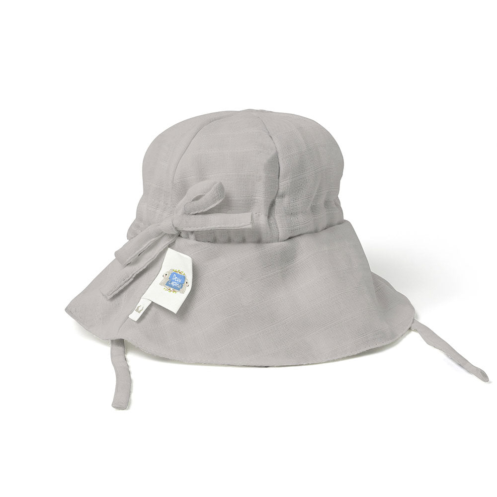 Müslin Bebek Şapkası - Cotton Grey