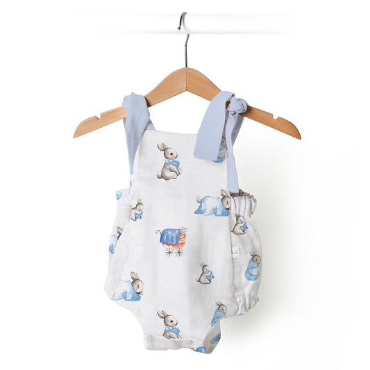 Müslin Bebek Tulum - Bébé Lapin
