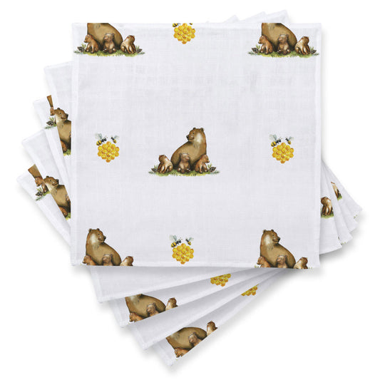 Müslin Bebek Omuz Bezi 5’li - L'ours