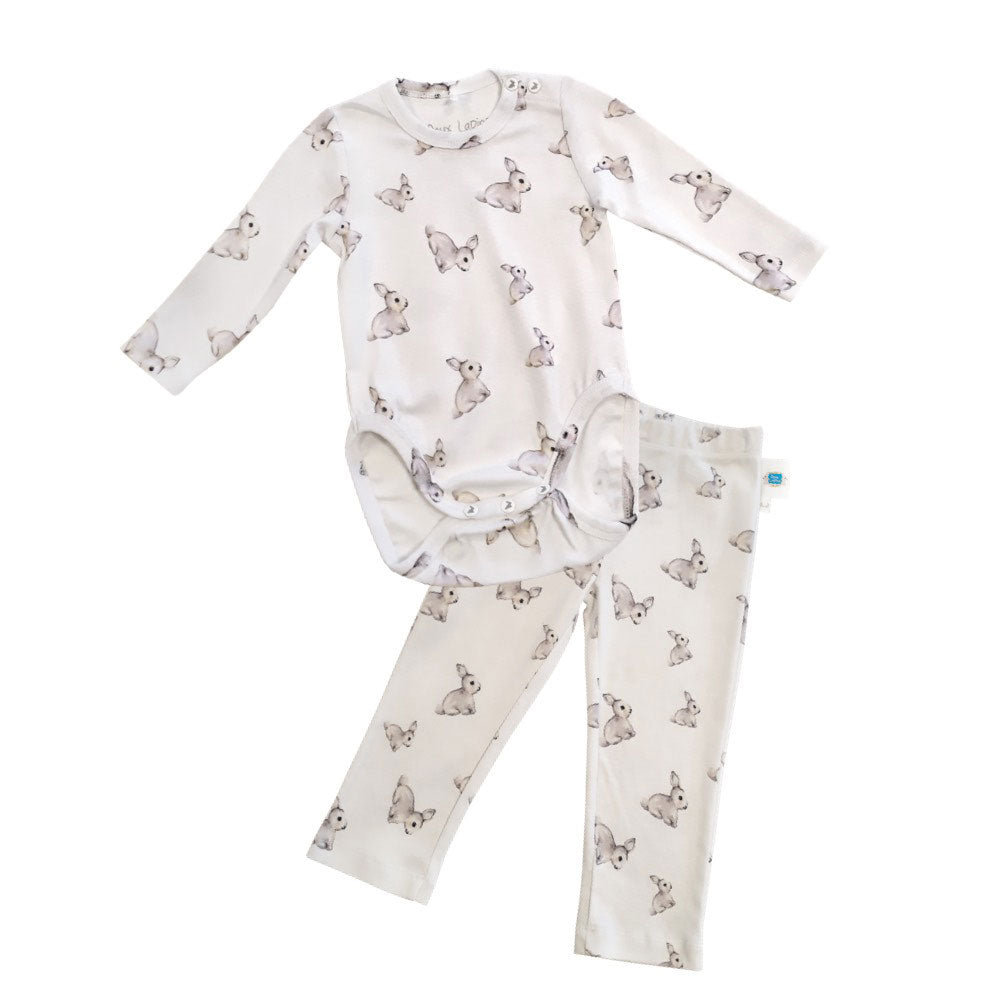 Organik Pijama Takım Patiksiz - Iconique Lapin