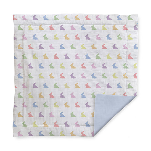 Müslin Bebek Oyun Halısı - Rainbow Lapin Blue
