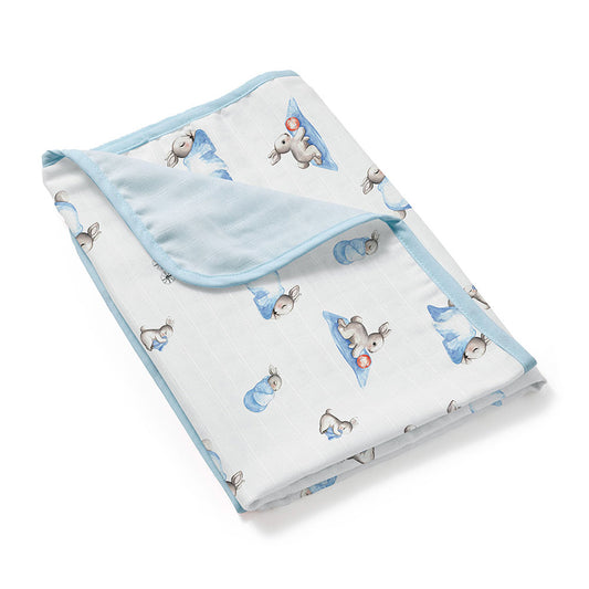 Çift Kat Müslin Battaniye 0.5 TOG - 65x65 cm - Bébé Lapin