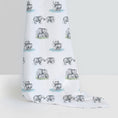 Resmi Galeri görüntüleyiciye yükleyin, 2’li Müslin Bebek Örtüsü - Les Elephants ve Cotton Grey - 100x100 cm
