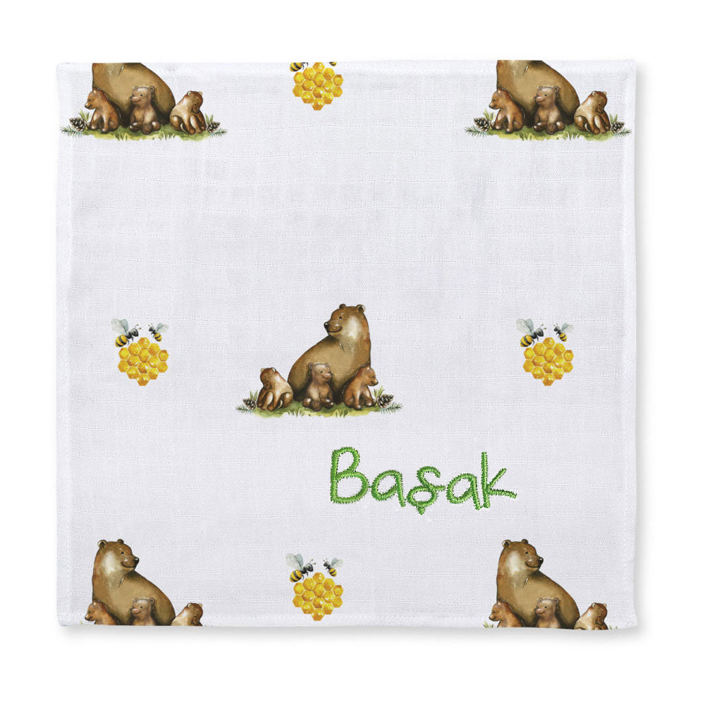 Müslin Bebek Omuz Bezi 5’li - L'ours