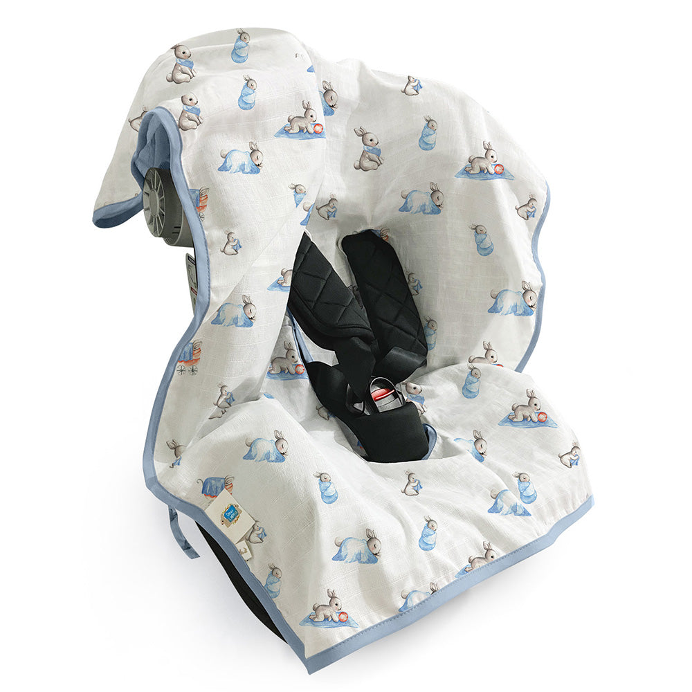 Müslin Puset & Oto Koltuk Örtüsü - Bébé Lapin