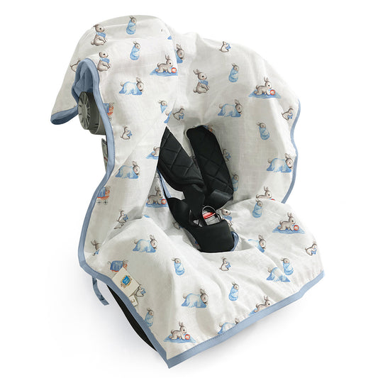 Müslin Puset & Oto Koltuk Örtüsü - Bébé Lapin