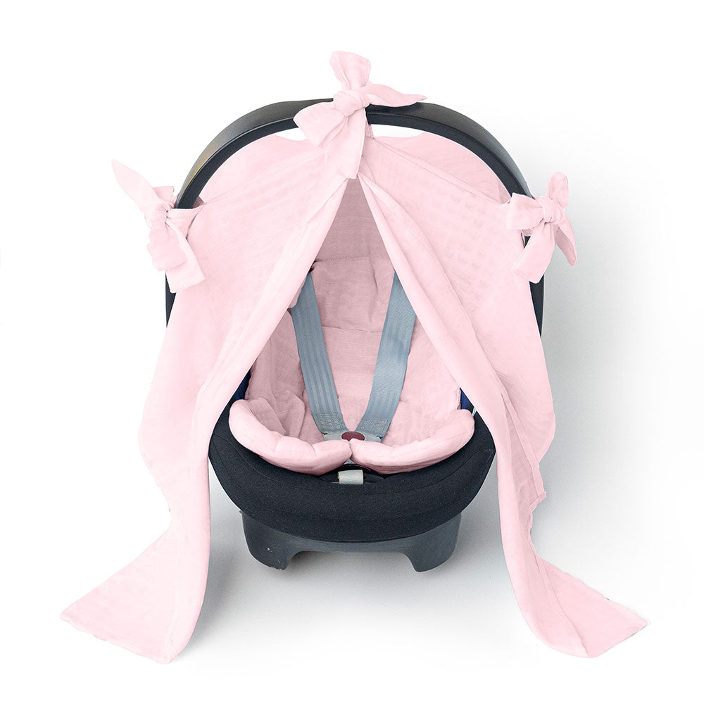 Müslin Puset Örtüsü - Innocent Pink