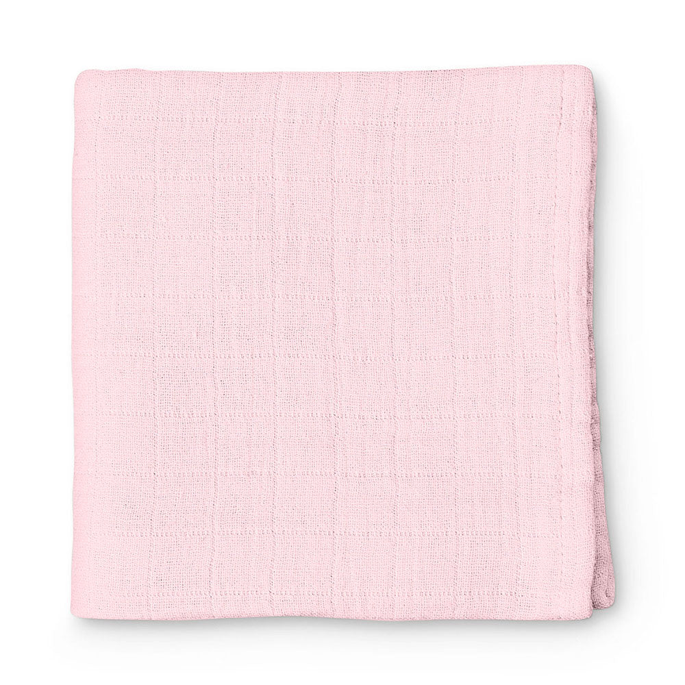 2’li Müslin Bebek Örtüsü - Iconique Lapin ve Innocent Pink - 100x100 cm