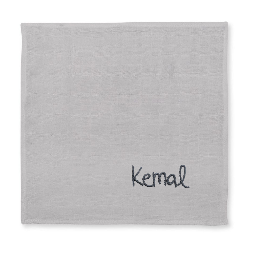 Müslin Bebek Omuz Bezi 5’li - Cotton Grey