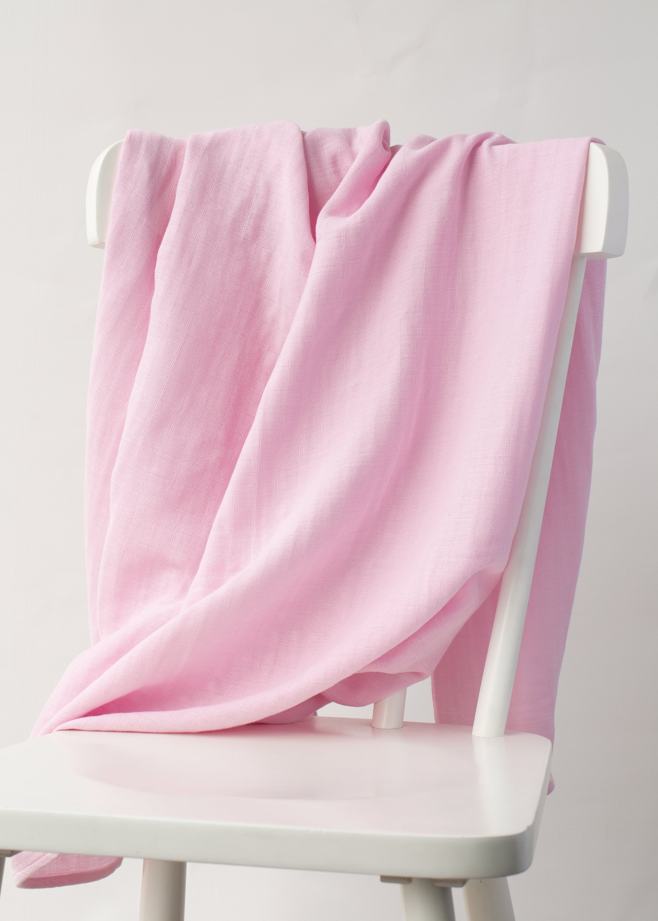 2’li Müslin Bebek Örtüsü - Les Elephants ve Innocent Pink - 100x100 cm