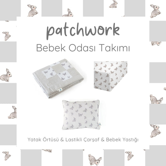 Patchwork Bebek Odası Takımı - Iconique Lapin