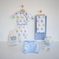 Resmi Galeri görüntüleyiciye yükleyin, Yenidoğan Bebek Hastane Çıkış Seti 7 Parça - Rainbow Lapin Blue
