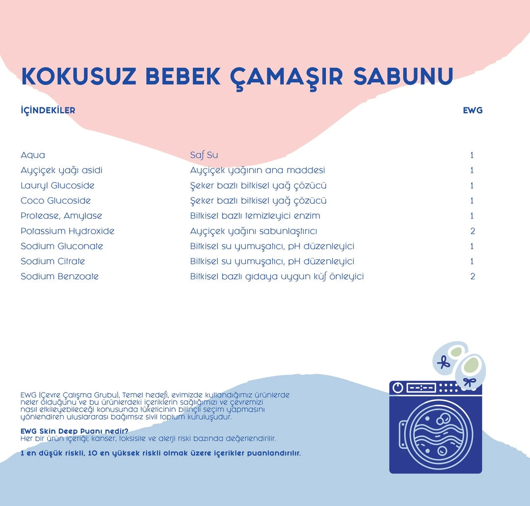 Lindos - Çamaşır Sabunu - Bebek Kokusuz - 600ml