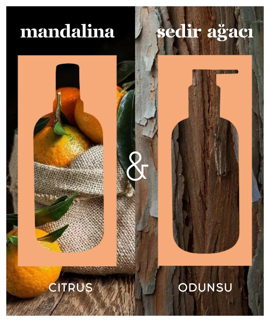 Lindos - Oda ve Kumaş Spreyi - Mandarin & Cedar - 250 ml