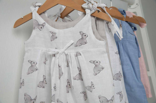 Müslin Bebek Elbise - Iconique Lapin
