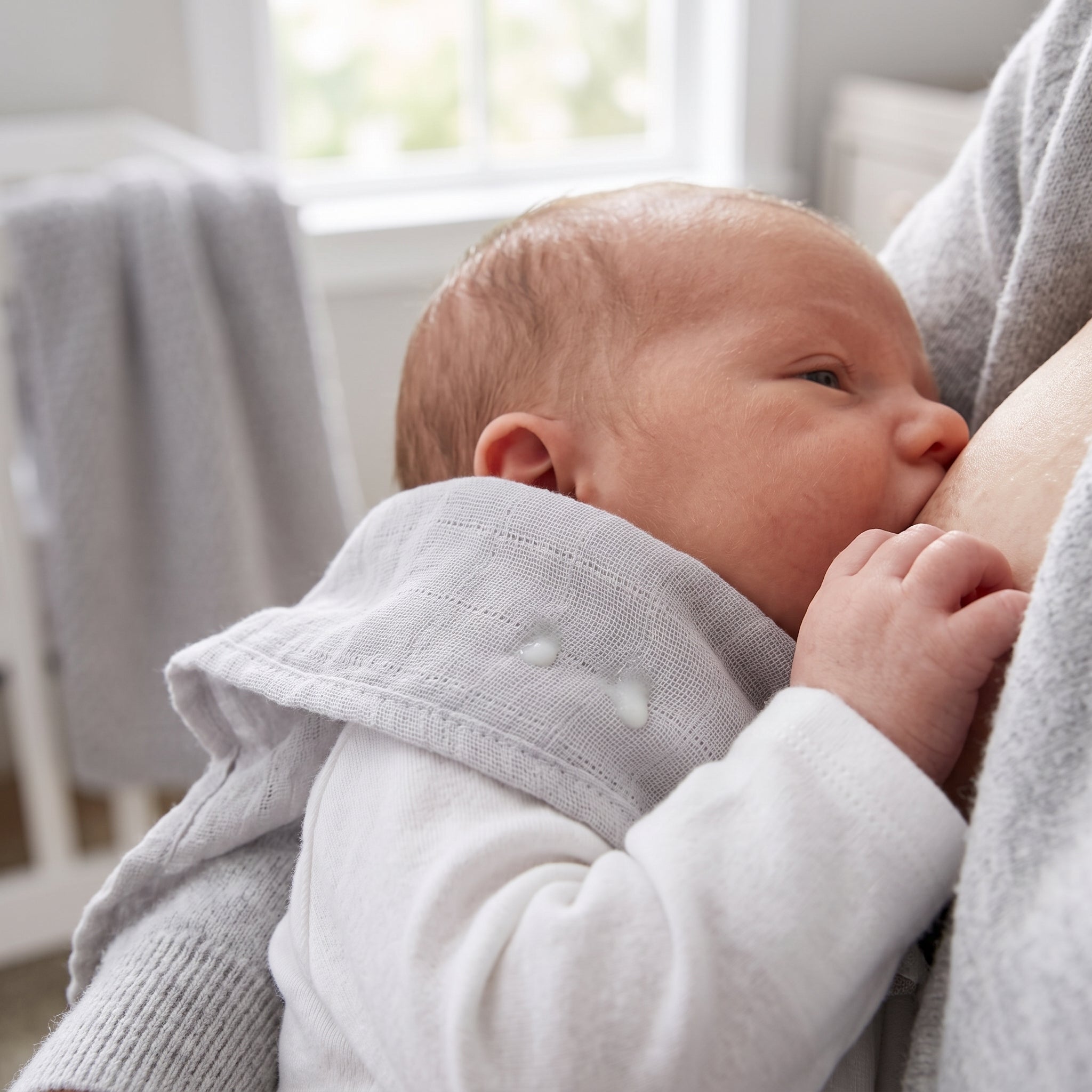Müslin Bebek Omuz Bezi 5’li - Cotton Grey