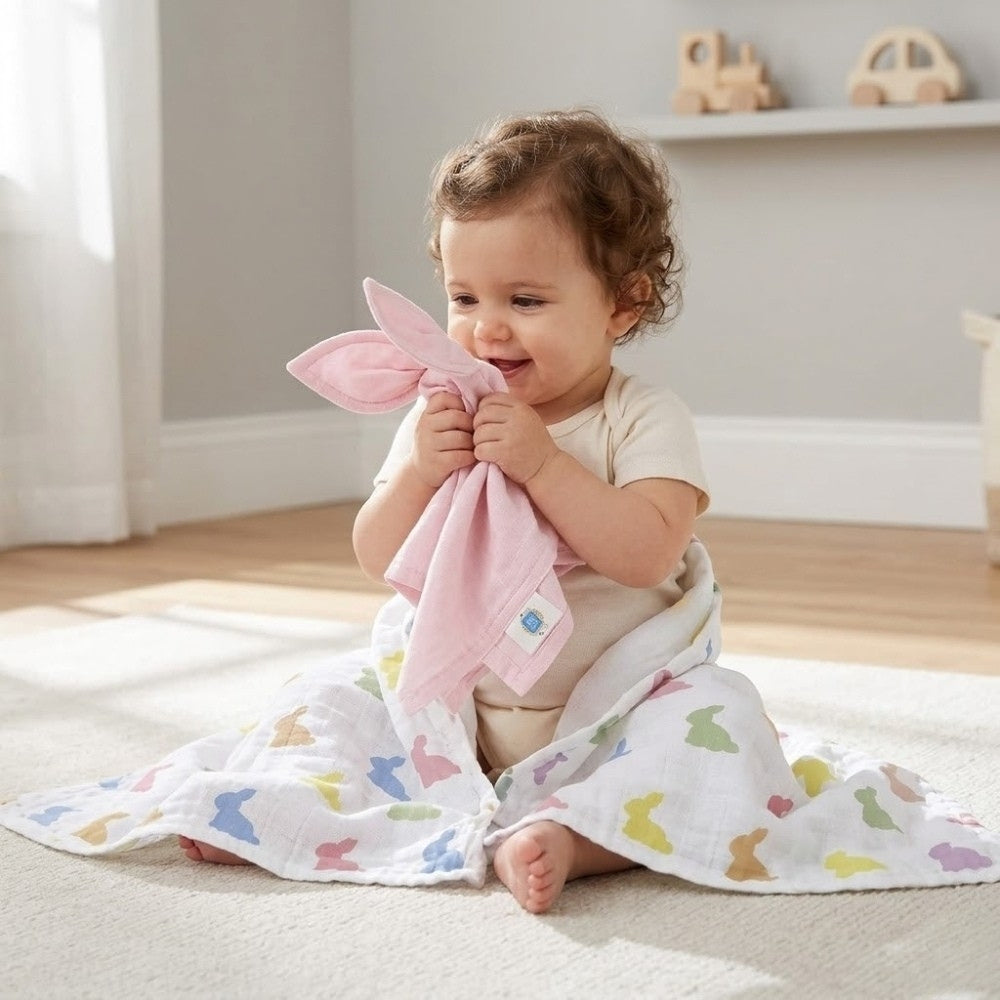 Baby Shower Set - Bébé Lapin Rose