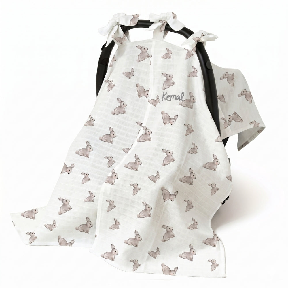 Müslin Puset Örtüsü - Iconique Lapin