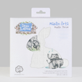 Resmi Galeri görüntüleyiciye yükleyin, 2’li Müslin Bebek Örtüsü - Les Elephants ve Cotton Grey - 100x100 cm
