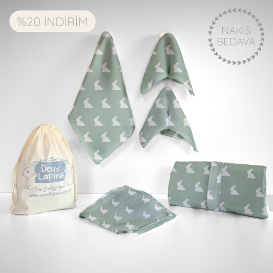 Bebek Bakım Seti – Mono Lapin Matcha Green