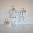 Resmi Galeri görüntüleyiciye yükleyin, Yenidoğan Bebek Hastane Çıkış Seti 4 Parça - Bébé Lapin
