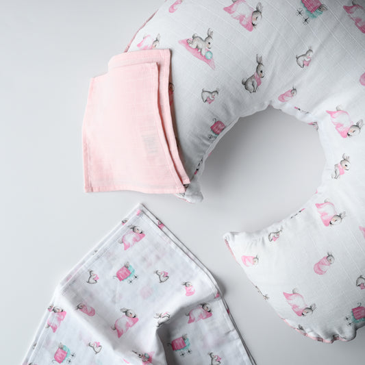 Yenidoğan Bebek Beslenme Seti - Bebe Lapin Rose