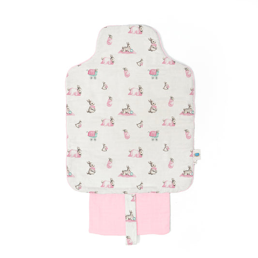 Çantalı Pratik Katlanabilir Alt Değiştirme Matı - Bébé Lapin Rose