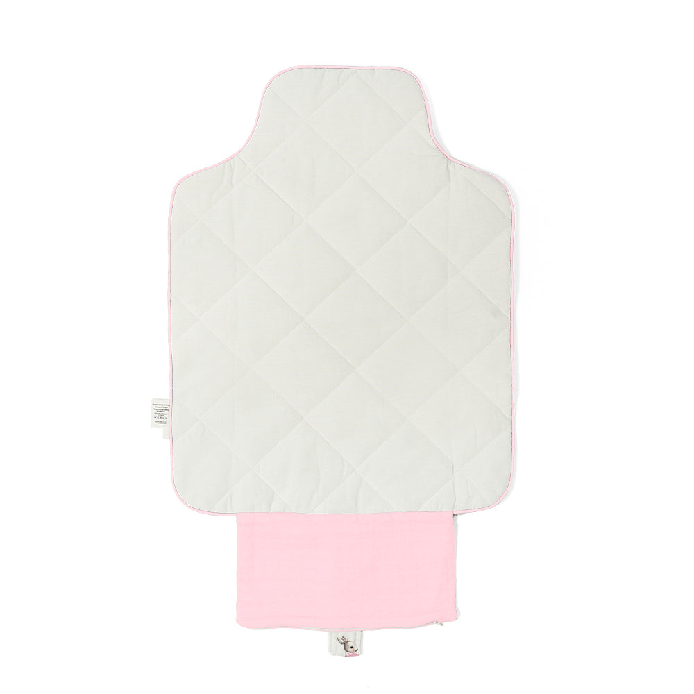 Çantalı Pratik Katlanabilir Alt Değiştirme Matı - Bébé Lapin Rose