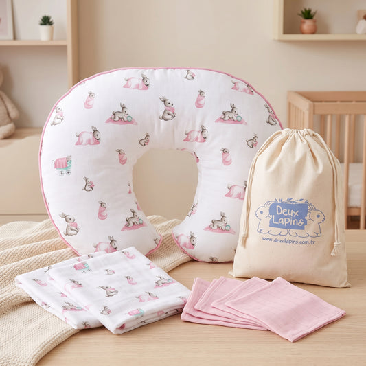 Bebek Beslenme Seti - Bebe Lapin Rose
