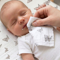 Müslin Bebek Ağız Bezi Paketi – Iconique Lapin & Cotton Grey 10`lu