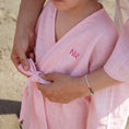 Resmi Galeri görüntüleyiciye yükleyin, Müslin Çocuk Kimono Bornoz - Innocent Pink
