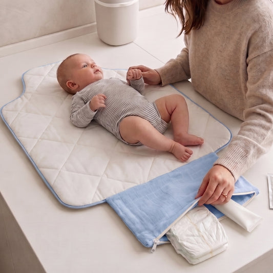 Çantalı Pratik Katlanabilir Alt Değiştirme Matı - Bébé Lapin