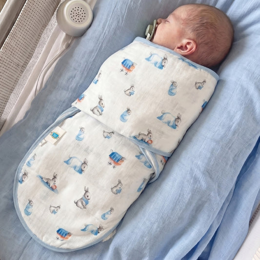 Müslin Bebek Hazır Kundak - Bébé Lapin