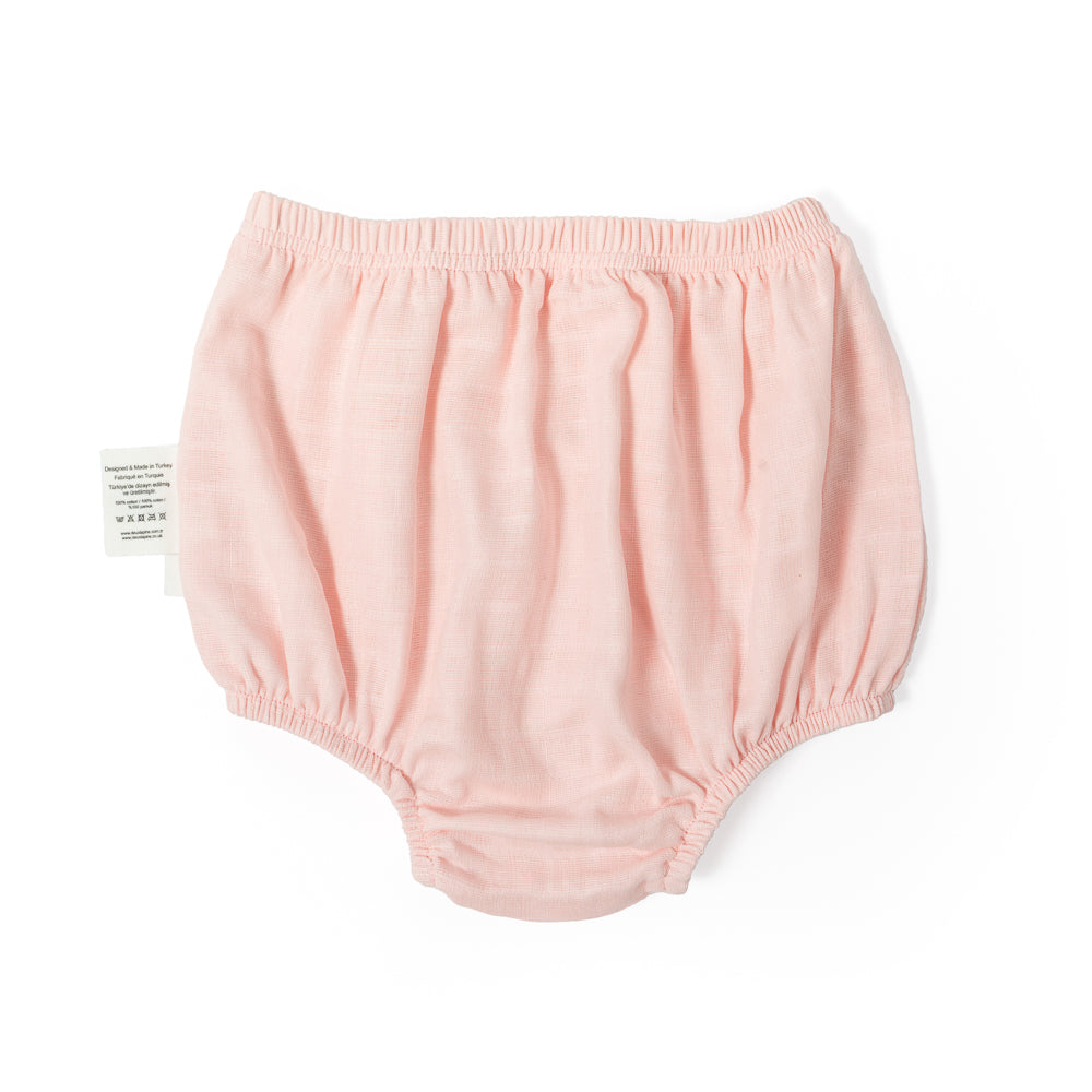 Müslin Fırfırlı Yazlık Elbise - Innocent Pink