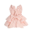 Resmi Galeri görüntüleyiciye yükleyin, Müslin Bebek Fırfırlı Abiye Elbise - Innocent Pink
