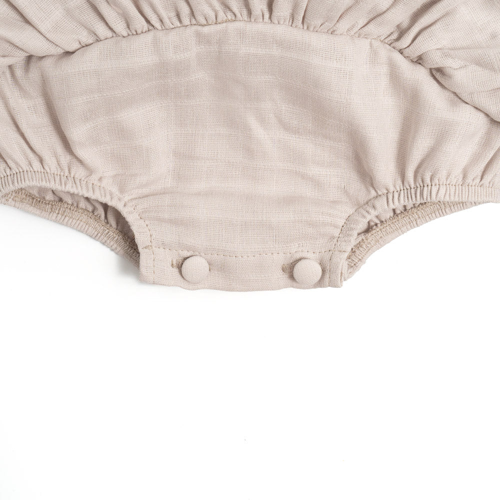 Müslin Bebek Fırfırlı Abiye Elbise - Cotton Grey