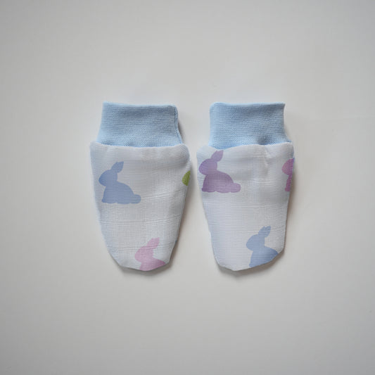 Müslin Eldiven - Rainbow Lapin Blue