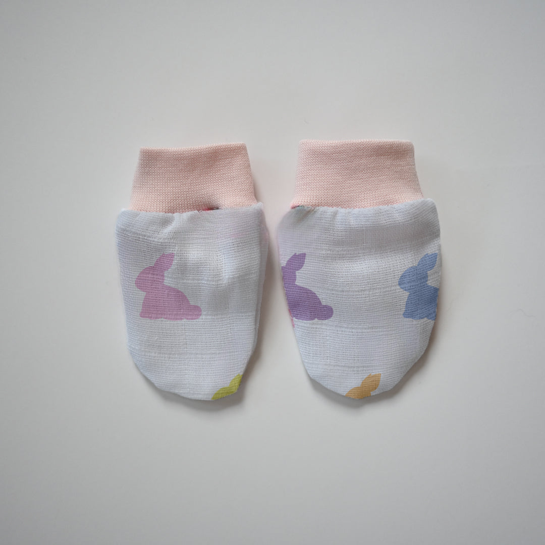 Yenidoğan Bebek Hastane Çıkış Seti 7 Parça - Rainbow Lapin Pink