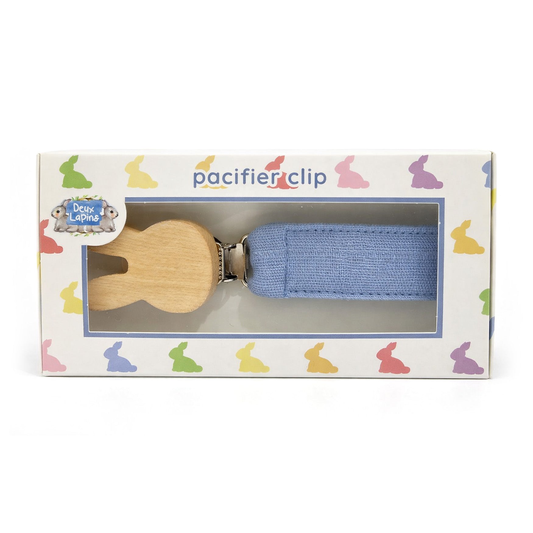 Müslin Bebek Emzik Askısı - Royal Blue