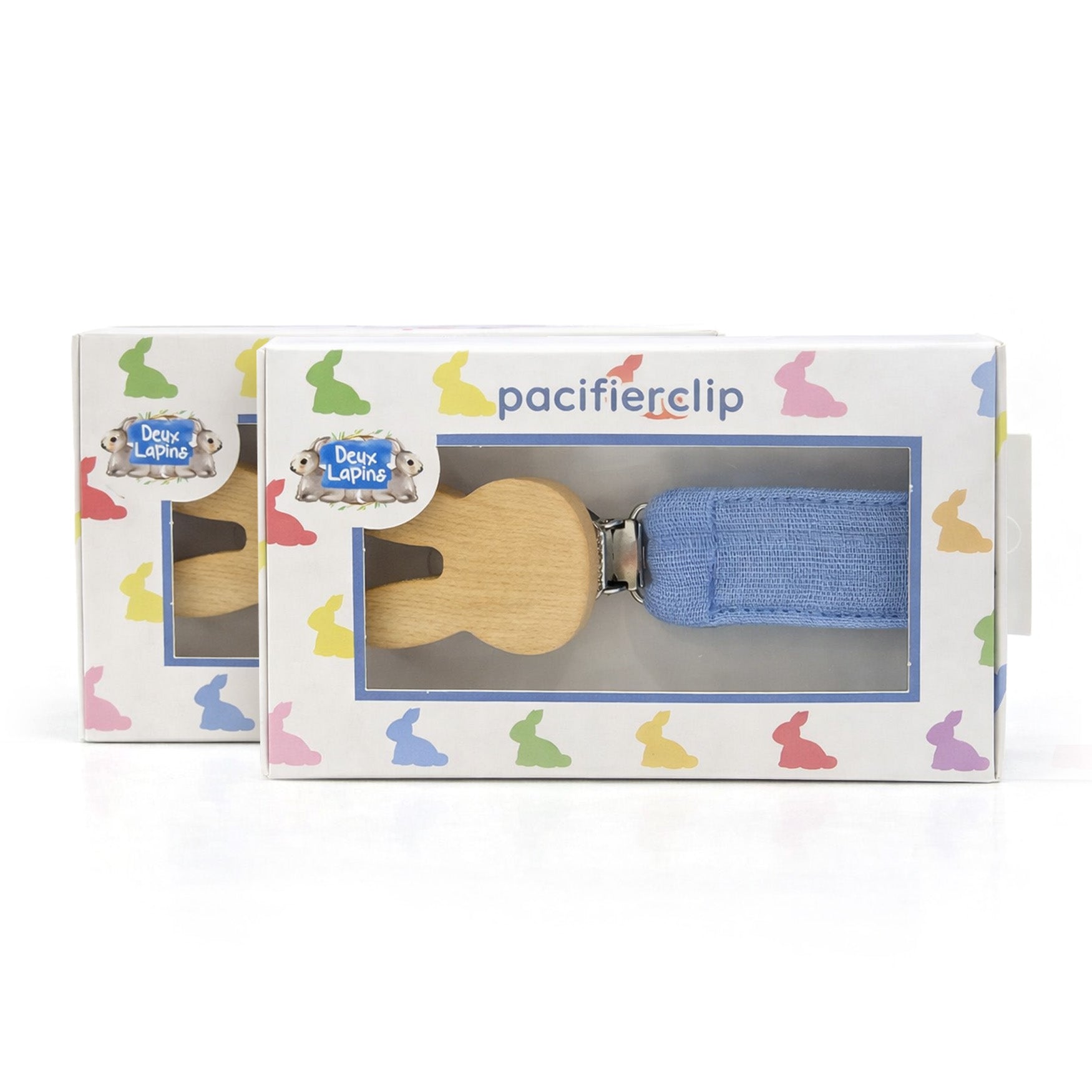 Müslin Bebek Emzik Askısı - Royal Blue