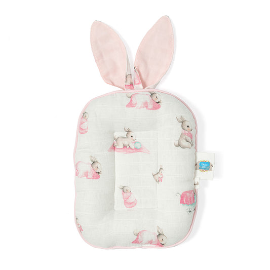 Müslin Bebek Emzirme Yastığı - Bébé Lapin Rose