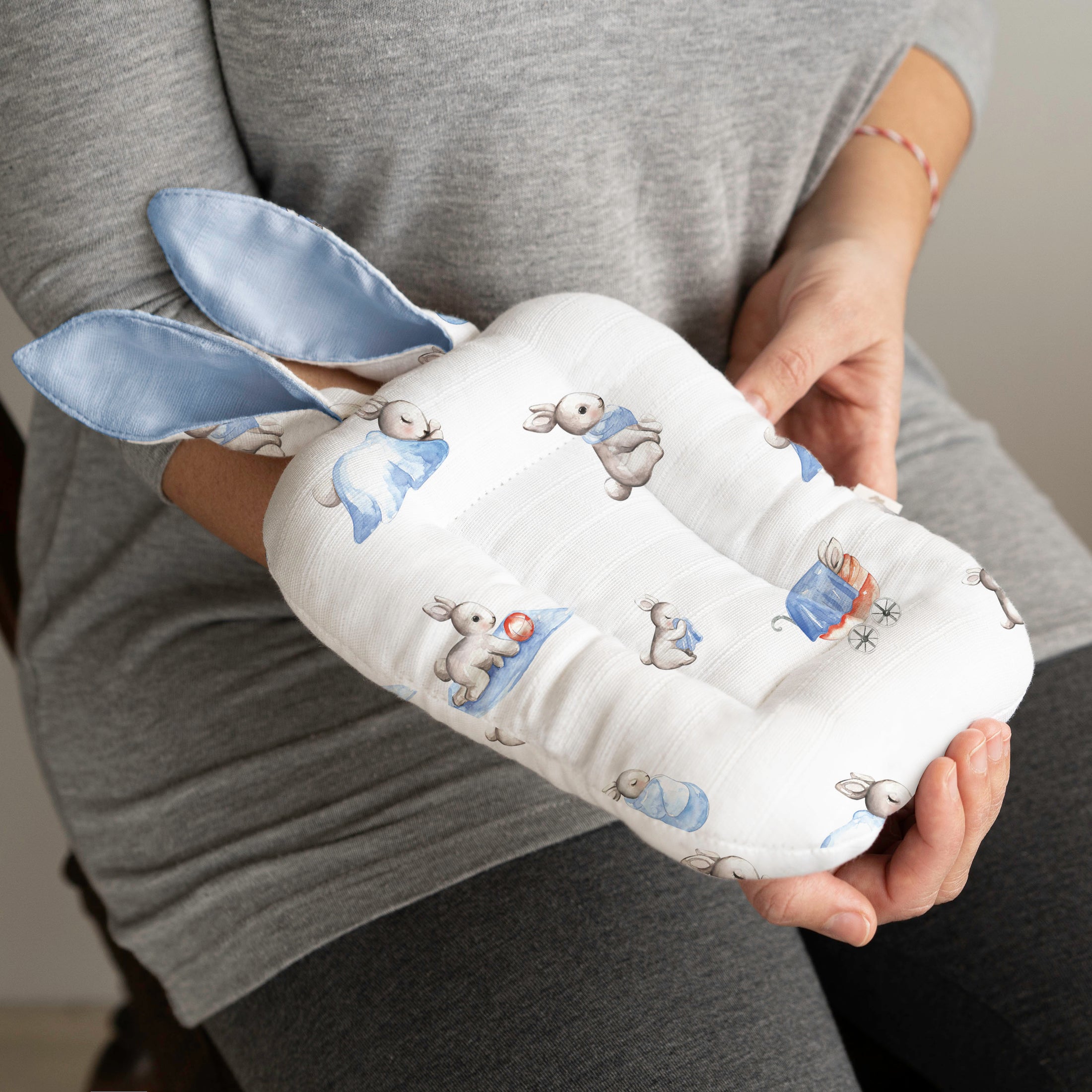 Müslin Bebek Emzirme Yastığı - Bébé Lapin