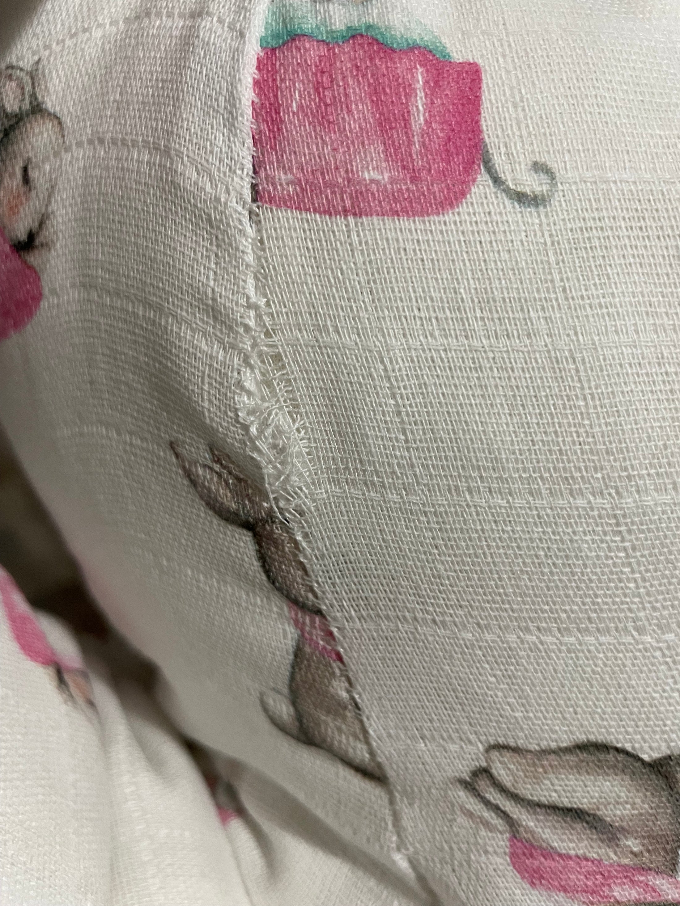 Müslin Bebek Emzirme Destek Yastığı - Iconique Lapin