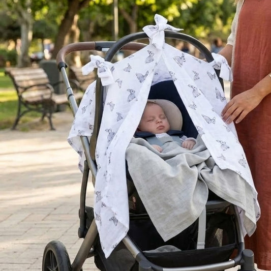 Müslin Puset Örtüsü - Iconique Lapin