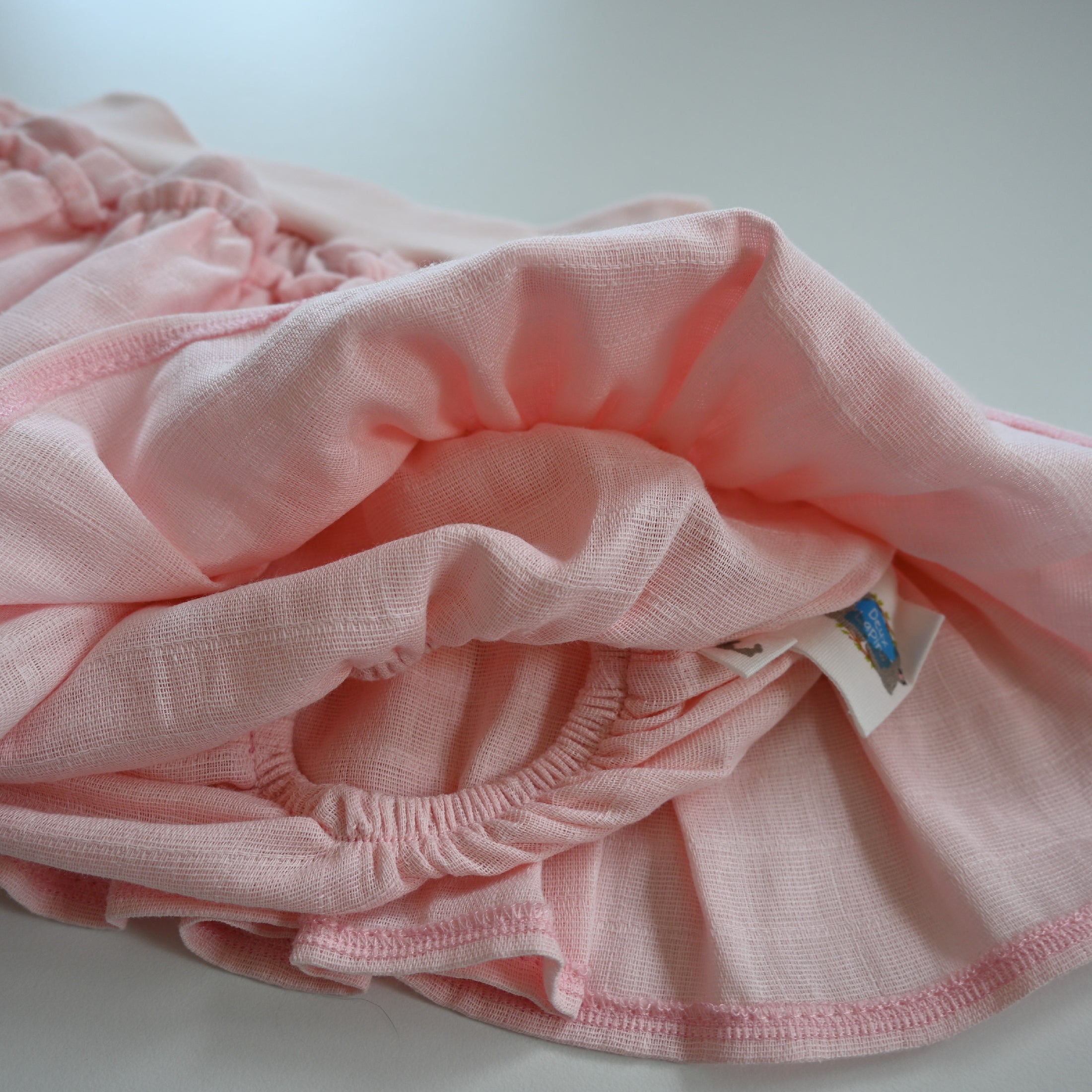 Müslin Etek Bluz Bebek Takım - Innocent Pink
