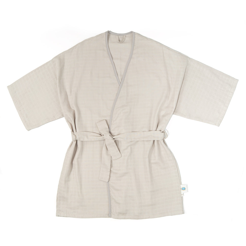 Kimono Kadın Sabahlık - Cotton Grey