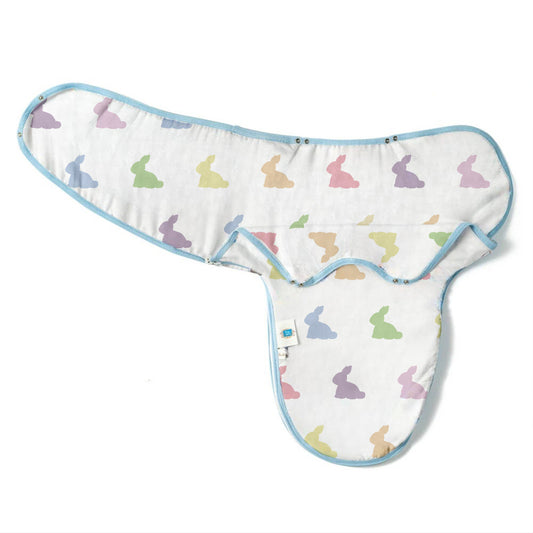 Müslin Bebek Hazır Kundak - Rainbow Lapin Blue